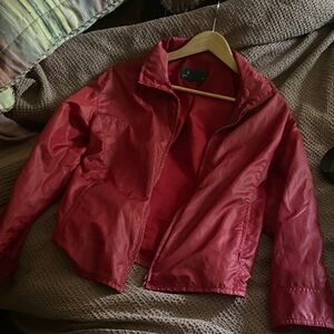 Ralph Lauren Red Mesh-Lined rain Jacket